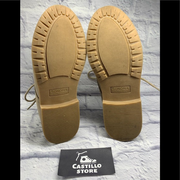 New Sonoma ankle Suede Boots snow 7.5 - Picture 6 of 6